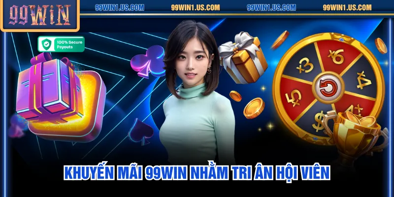 Khuyến mãi 99WIN nhằm tri ân hội viên
